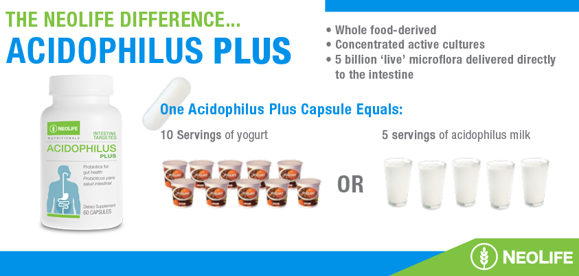 ACIDOPHILUS PLUS gnld neolife telefono 3495256058 www.francescamodugno.it